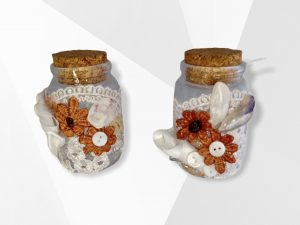 Арт бутилка с коркова тапа